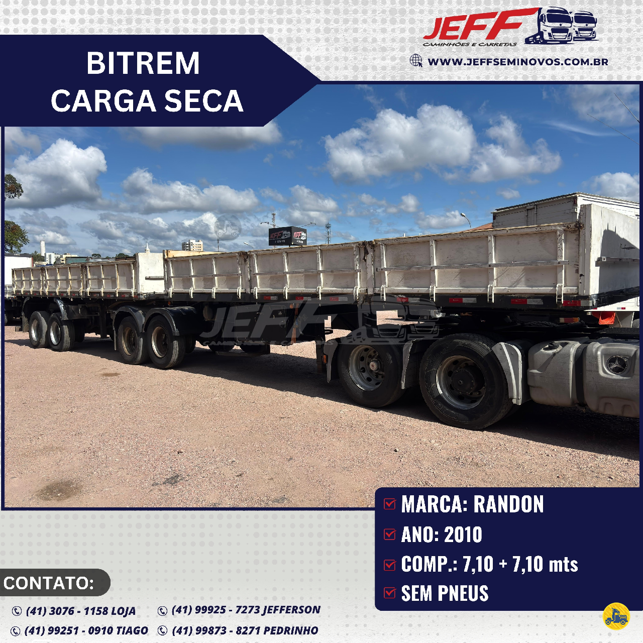CARGA SECA de JEFF Seminovos - Caminhões e Carretas